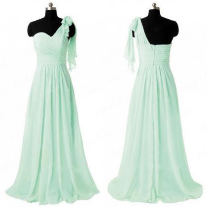 One Shoulder Bridesmaid Dress with ..