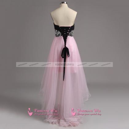 Strapless Sweetheart Tulle Homecomi..
