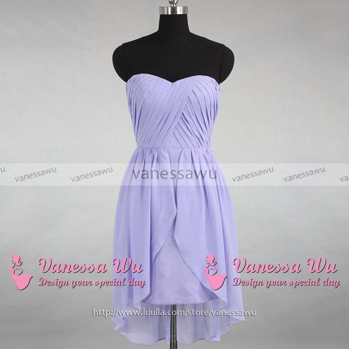 High Low Bridesmaid Dresses, Sweetheart Bridesmaid Dresses With ...