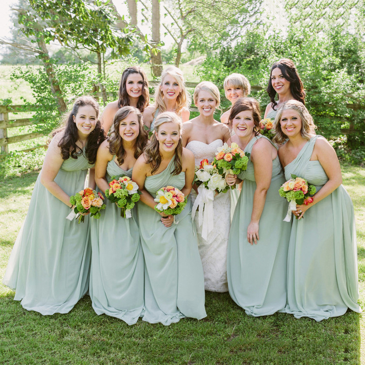 Affordable One Shoulder Bridesmaid Dresses Empire Sage Chiffon Affordable One Shoulder Bridesmaid Dresses Empire Sage Chiffon Trendy Asymmetric Gowns 01012571