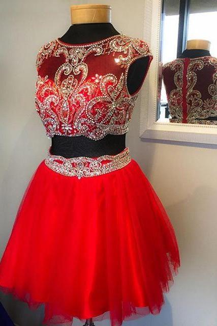 red sparkly 2 piece set